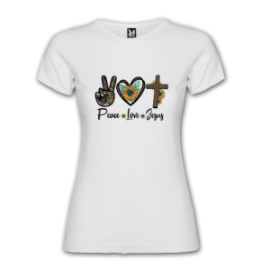 Polera Mujer Amor y Paz