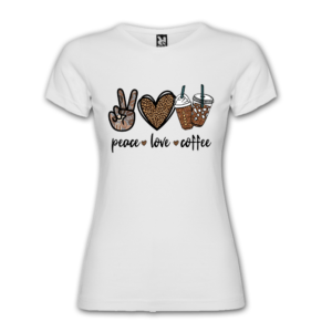 Polera Mujer Amor y Paz