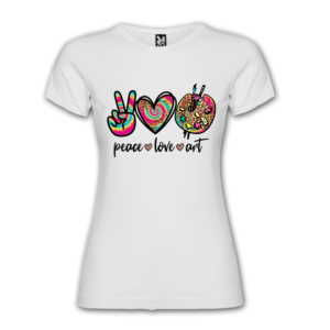 Polera Mujer Amor y Paz