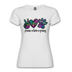 Polera Mujer Amor y Paz