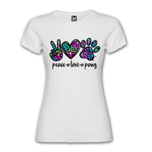 Polera Mujer Amor y Paz