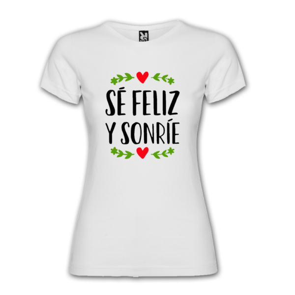Polera Mujer Sé Feliz