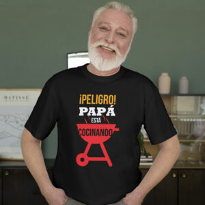 Polera Día del Padre - Papá Peligro en la Cocina